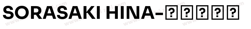 SORASAKI HINA字体转换